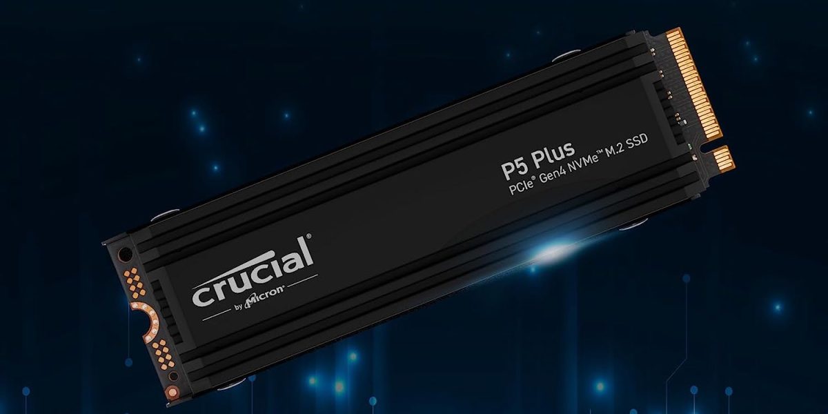 Get the fast Crucial P5 Plus 2TB SSD w/ heatsink for PC or PS5 at