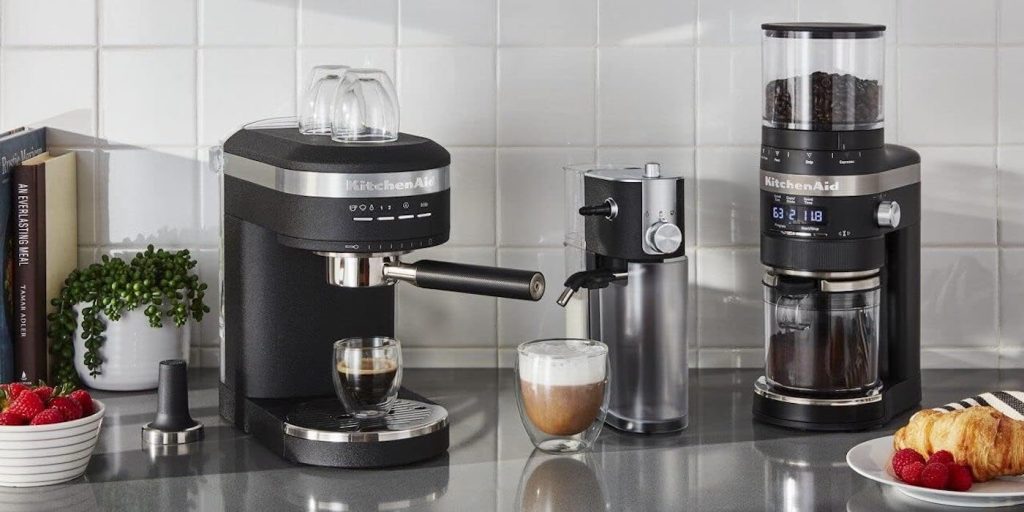 The KitchenAid espresso machine is $150 off