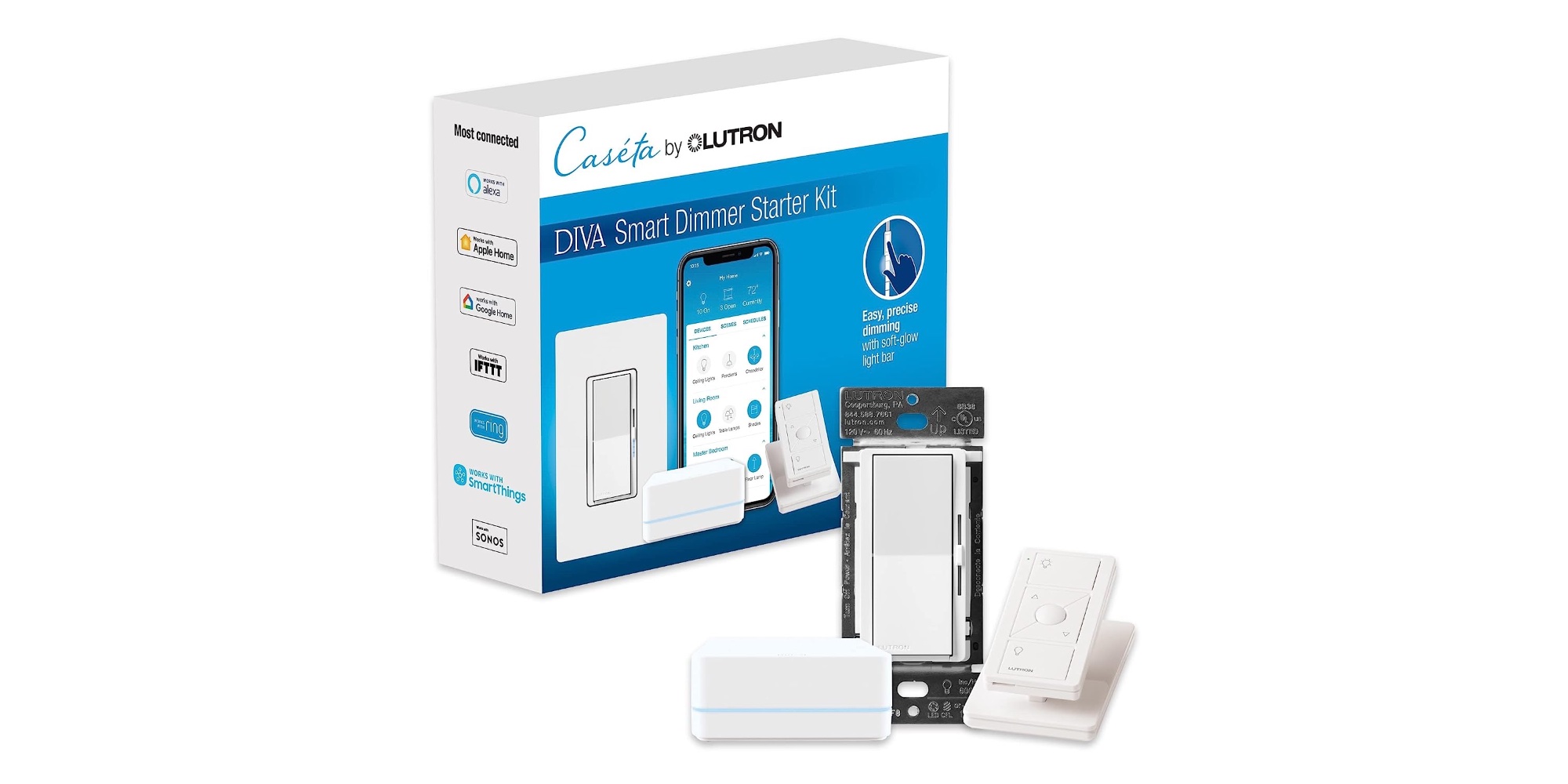 First discount drops Lutron's new Caseta Diva smart HomeKit dimmer