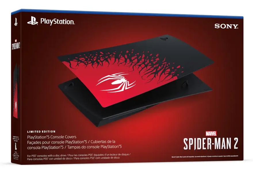 PlayStation 5 Spider-Man 2 console covers pre-orders