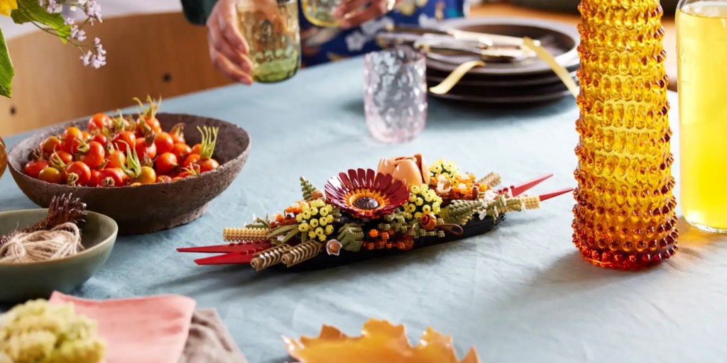 a table topped with plates of food on a plate