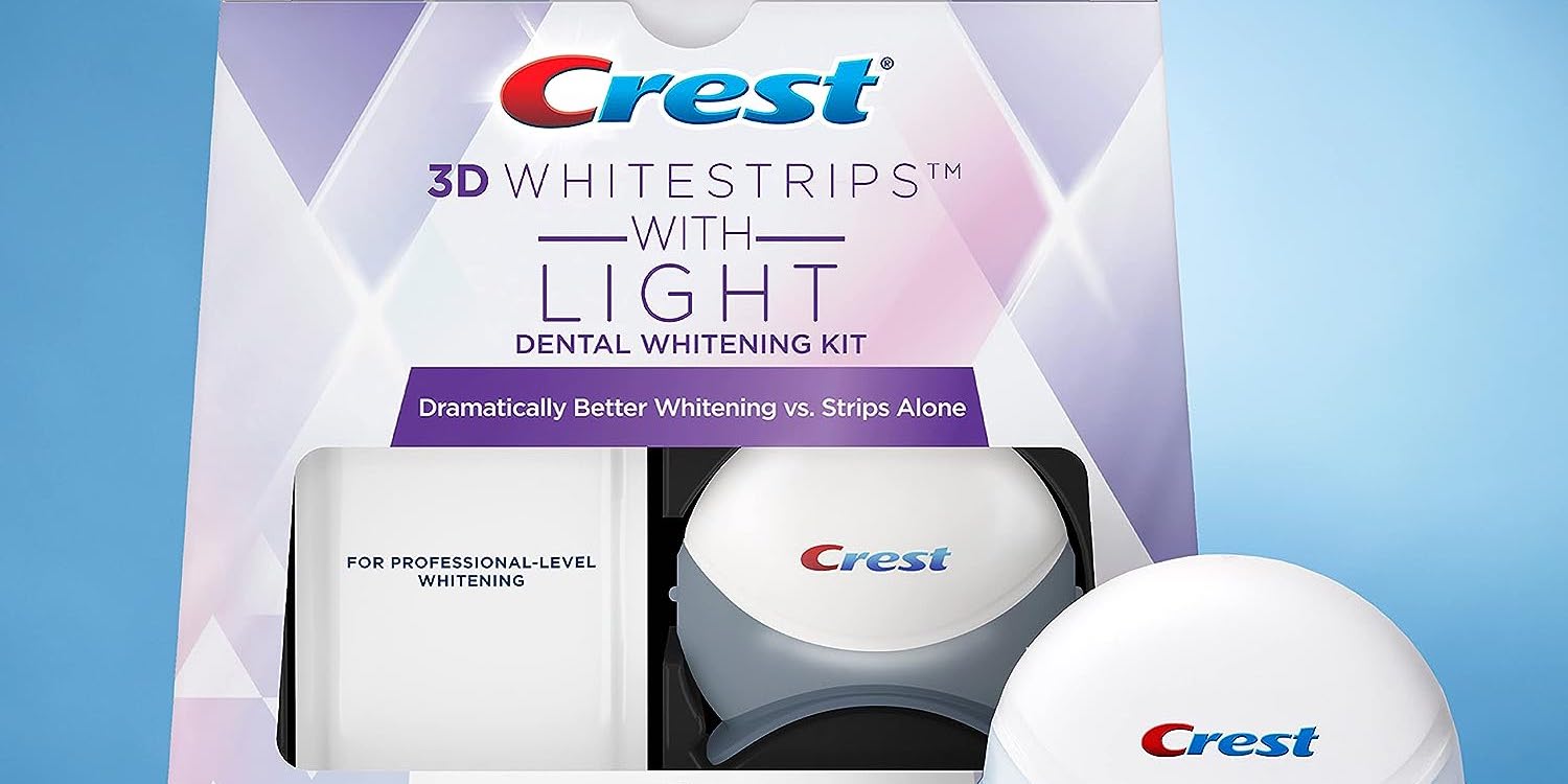 Crest 3d white strips deals with light