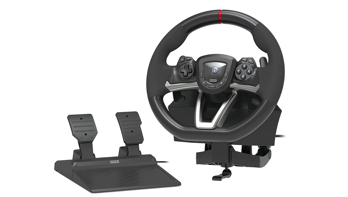 Race to the finish line with HORI's racing wheel for Nintendo Switch ...