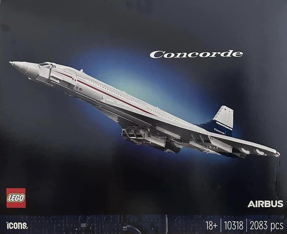 LEGO Concorde Plane