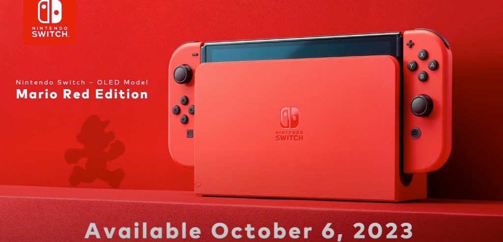 OLED Nintendo Switch Mario Red Edition