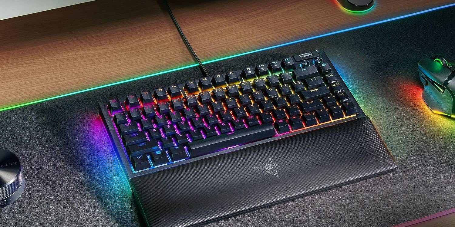 New Razer BlackWidow 75% Keyboard with hot-swappable caps