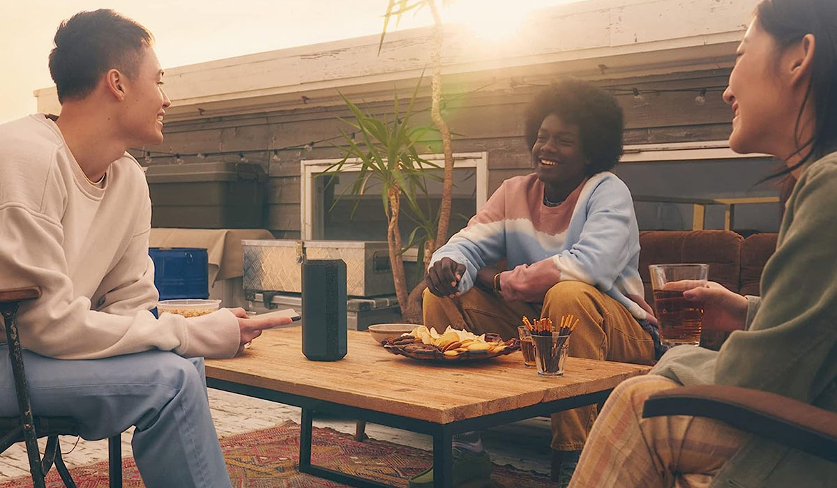 a man and a woman sitting at a table