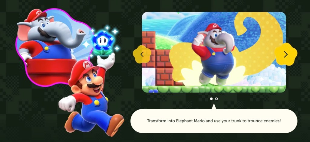 Super Mario, con Wonder Nintendo si trasforma