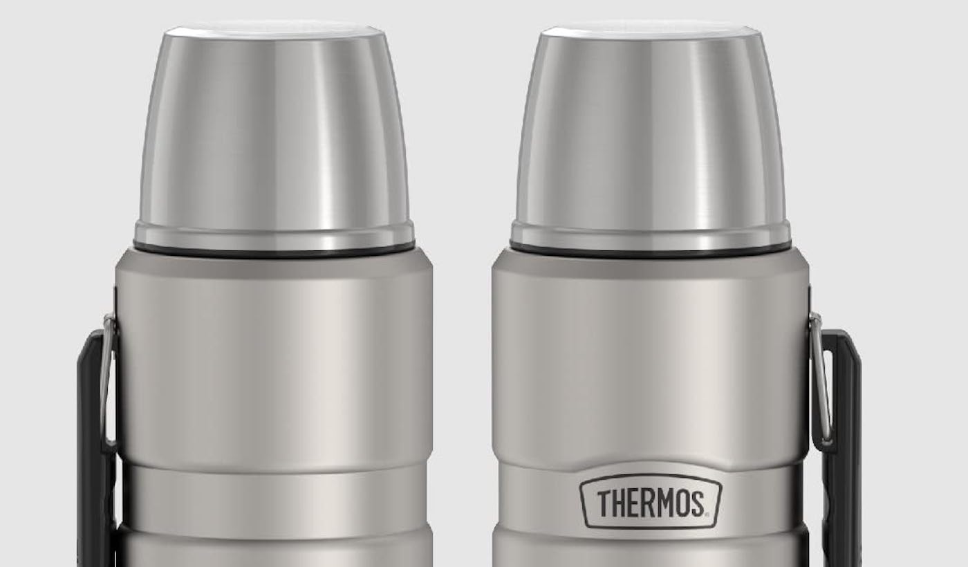 Thermos 40 oz. Stainless King Vacuum Insulated with smaller