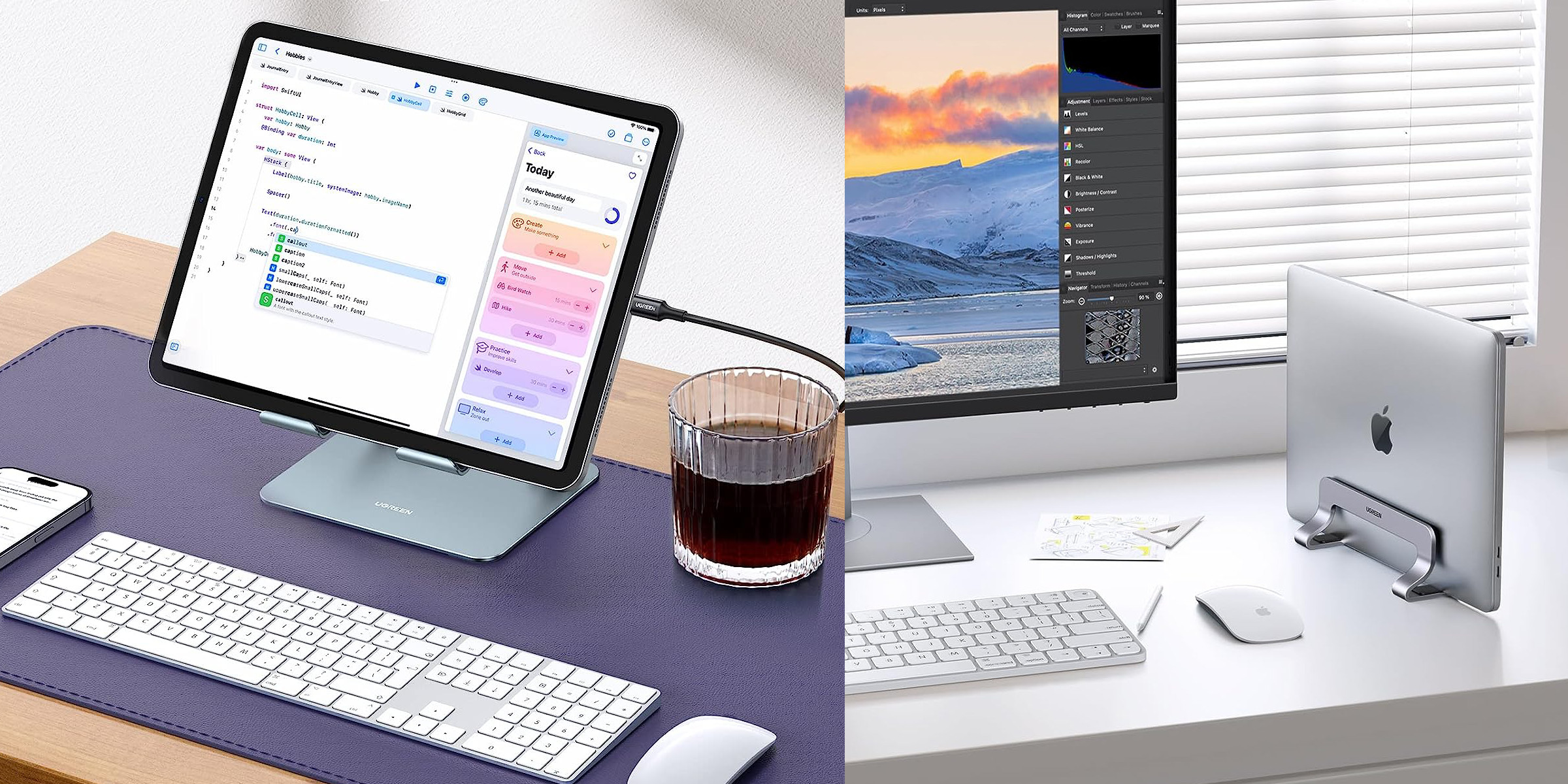a desktop computer sitting on top of a desk