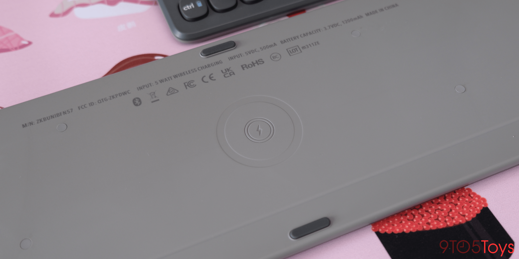 ZAGG Pro Keyboard wirelessly charges with Qi