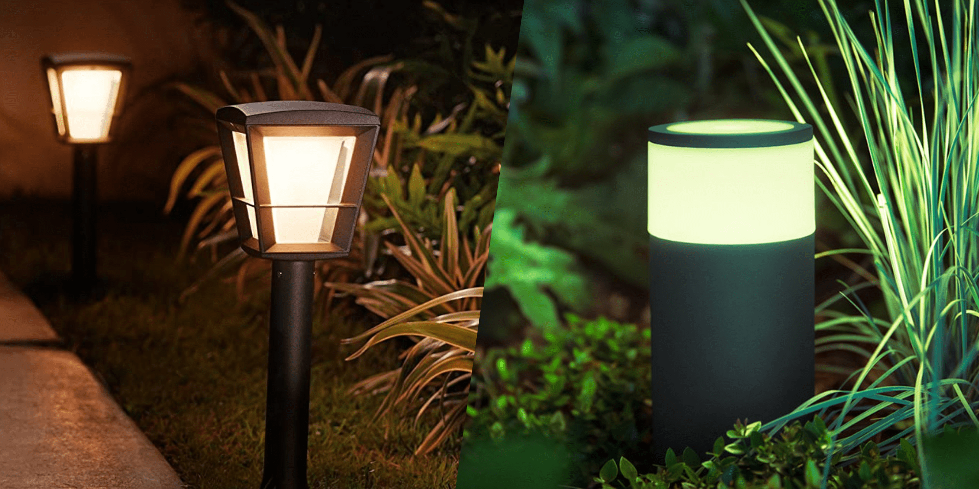 Philips Hue outdoor lighting sale discounts pathway lamps, light