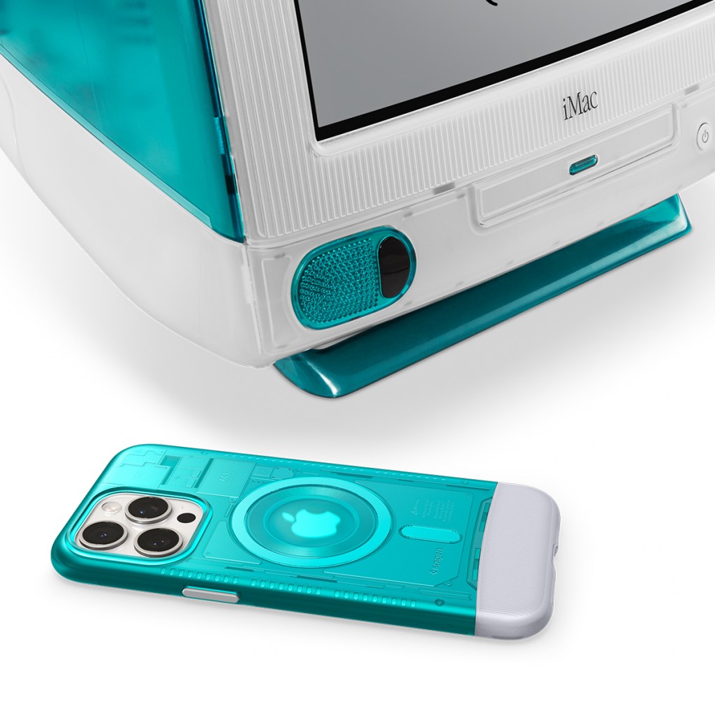 Spigen iMac G3 iPhone 15 cases
