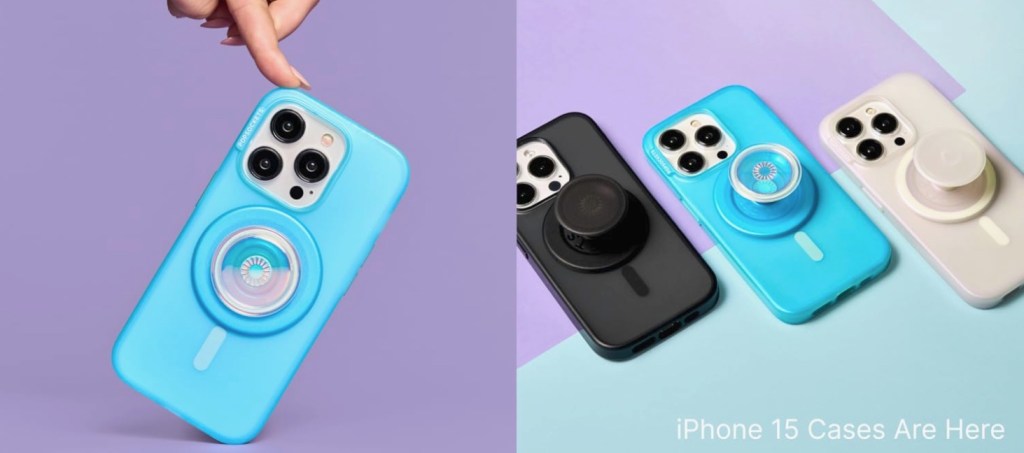 PopSockets iPhone 15 grip cases