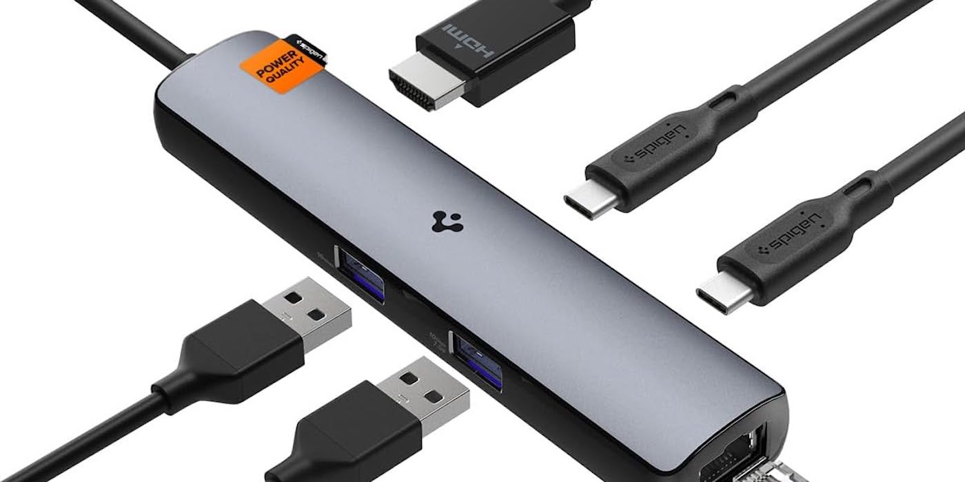 Spigen 6-in-1 ArcDock Pro Multi Hub