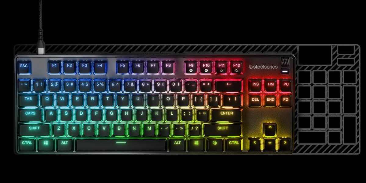 SteelSeries' Apex 9 TKL RGB Keyboard with swappable switches at