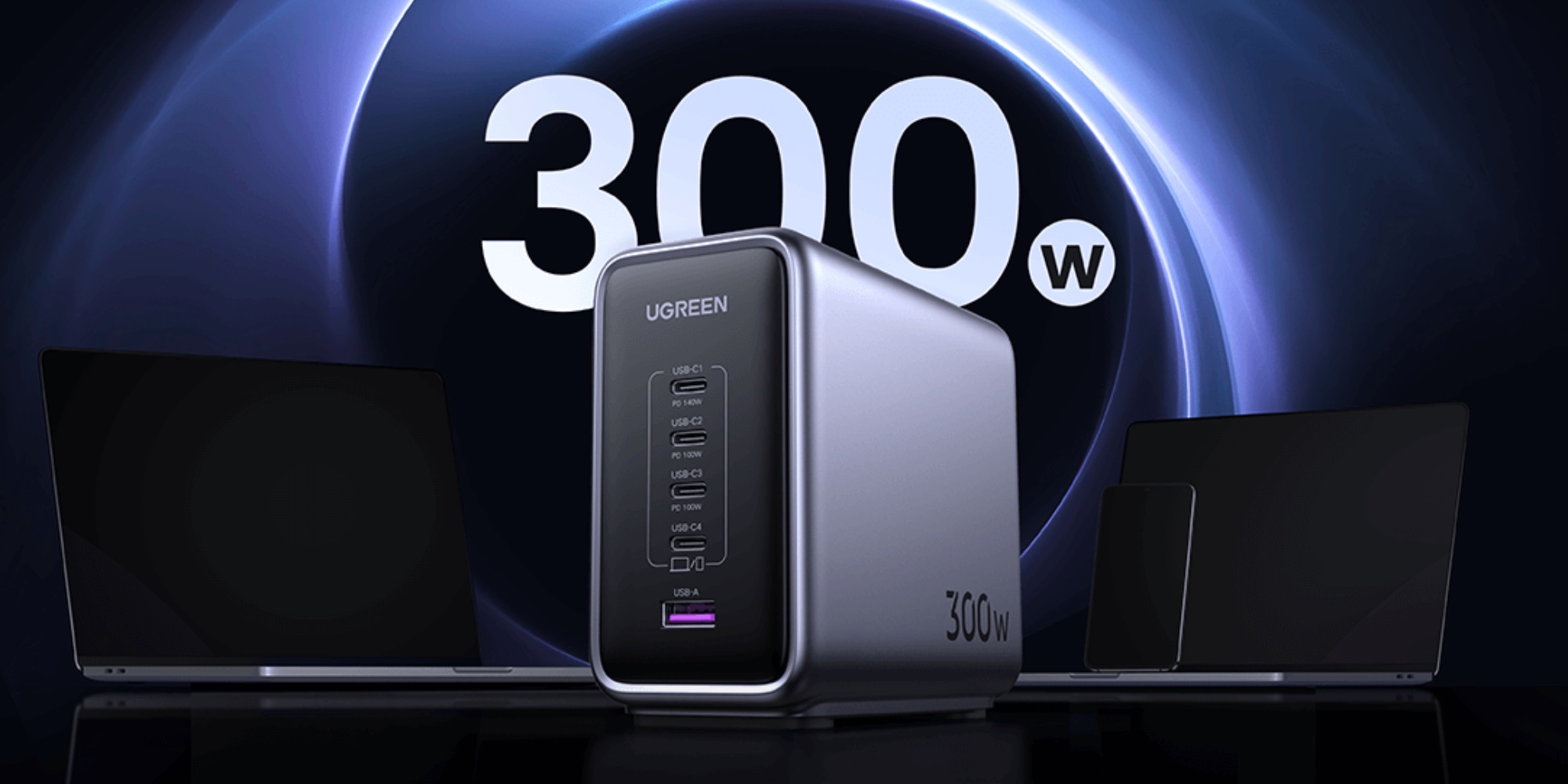 UGREEN Nexode 300W USB-C GaN Charger debuts