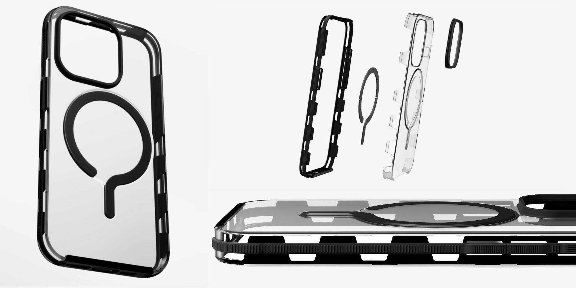 e-GTX Clear - MagSafe transparent case for iPhone