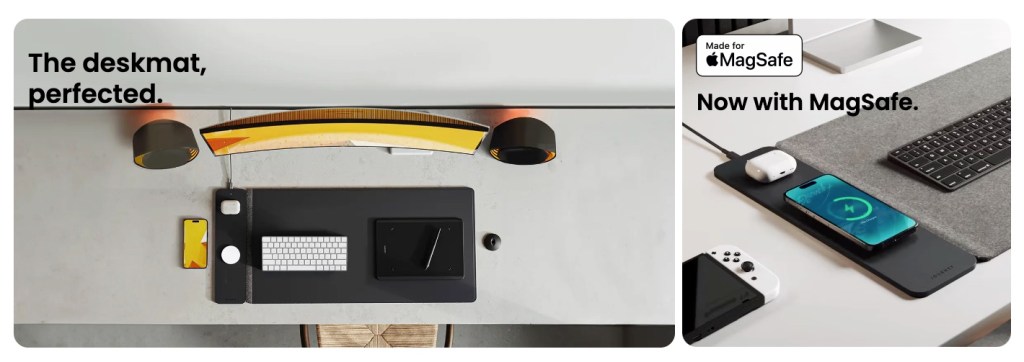 Journey Alti Slim Desk Mat Review: Built-In MagSafe Charging