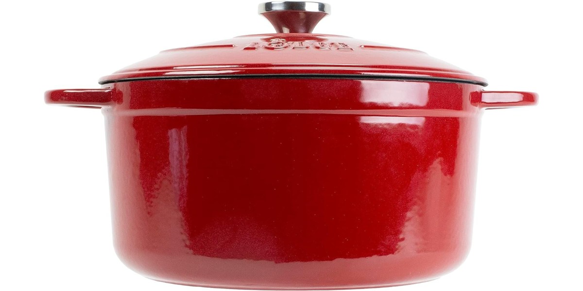 Lodge 6 Quart Enameled Cast Iron Dutch Ovens in Assorted Colors 