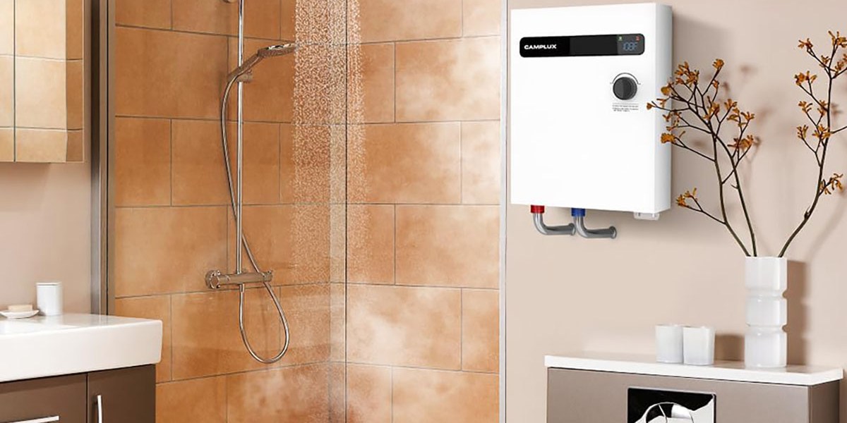 Camplux 27kW electric tankless water heater receives first
