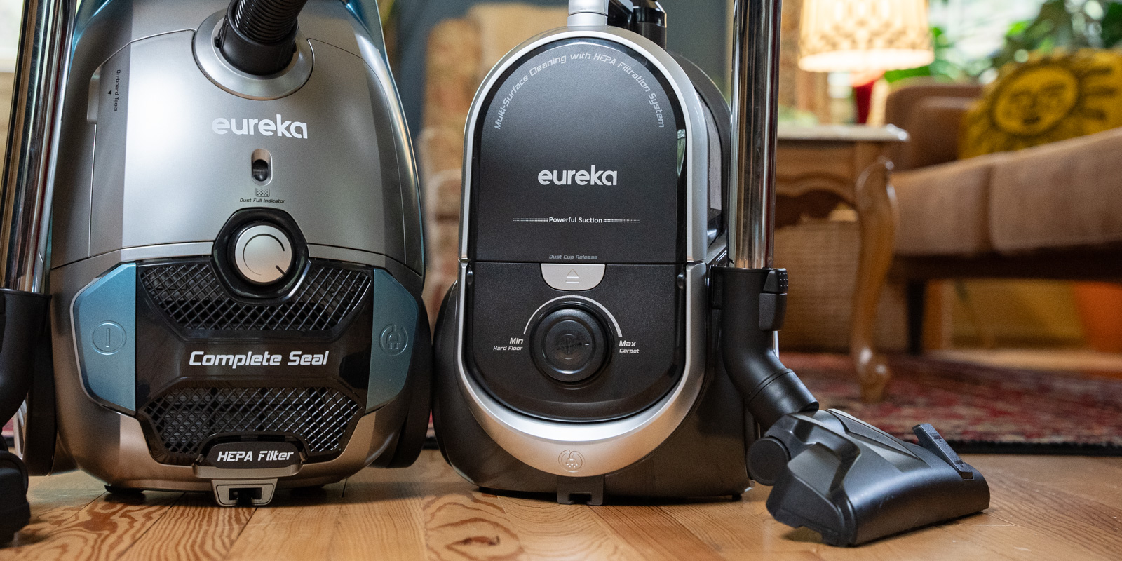 Eureka's new powerful and quiet canister vacuums