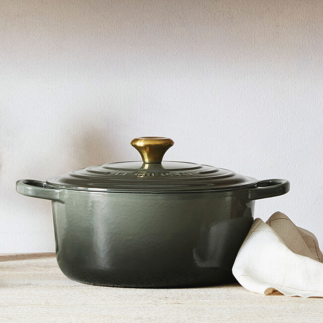 Le Creuset refreshes cookware collection with new Thyme colorways, just in  time for fall