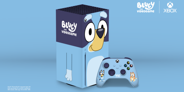 Bluey Xbox console