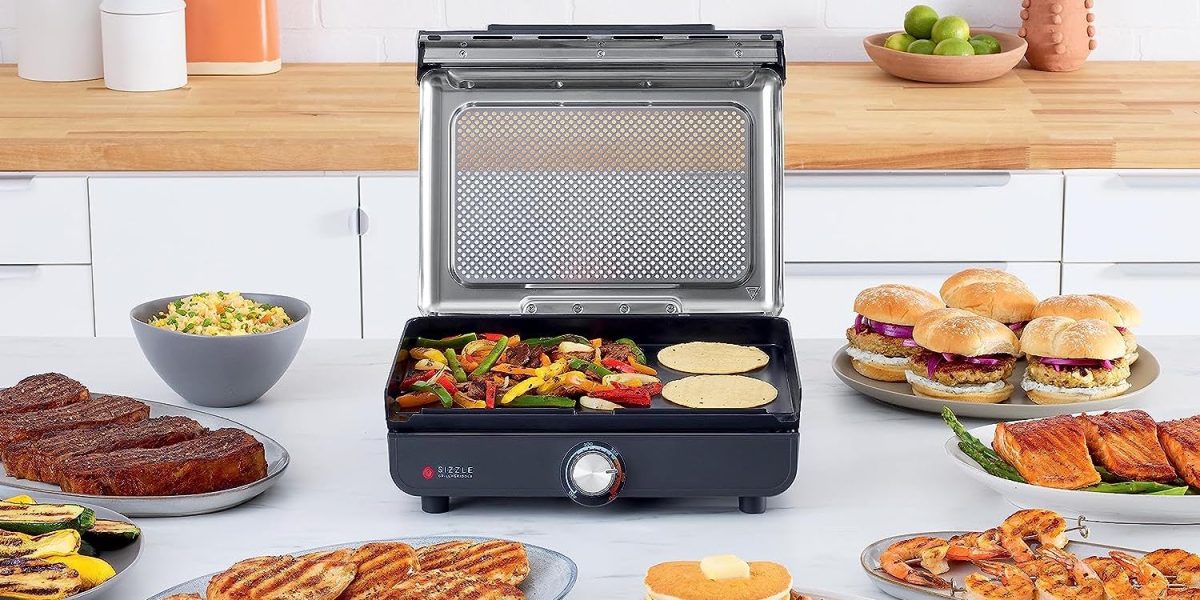 Ninja Sizzle Smokeless Indoor Grill & Griddle Product Overview