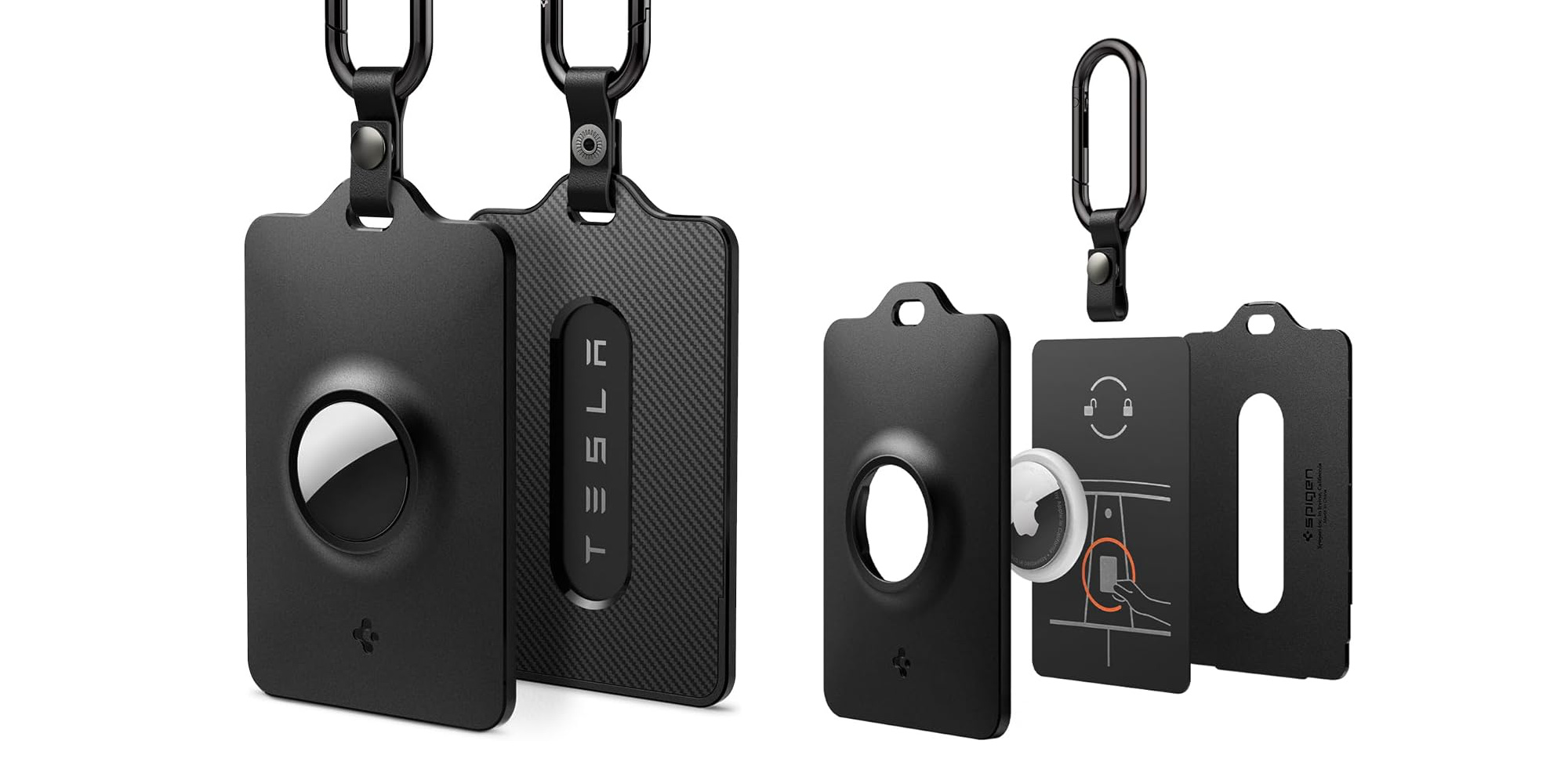 Spigen's new AirTag holder keeps tabs on your Tesla key card, now