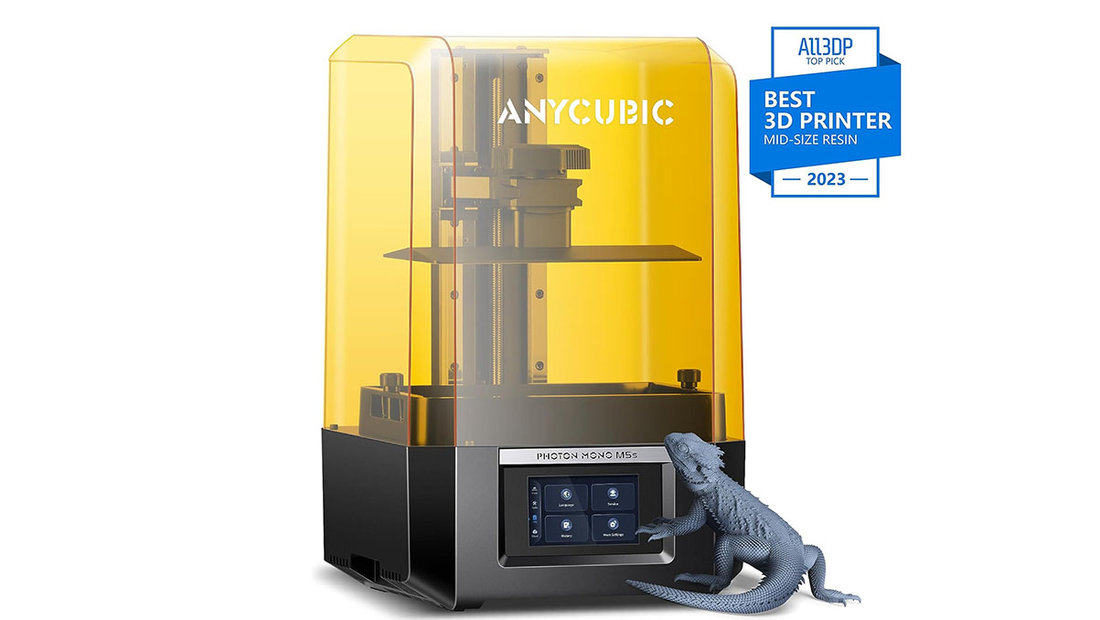 ANYCUBIC Photon Mono X2 Resin 3D Printer + ANYCUBIC 3D Printer Resin Plant  Based Resin Black 1kg