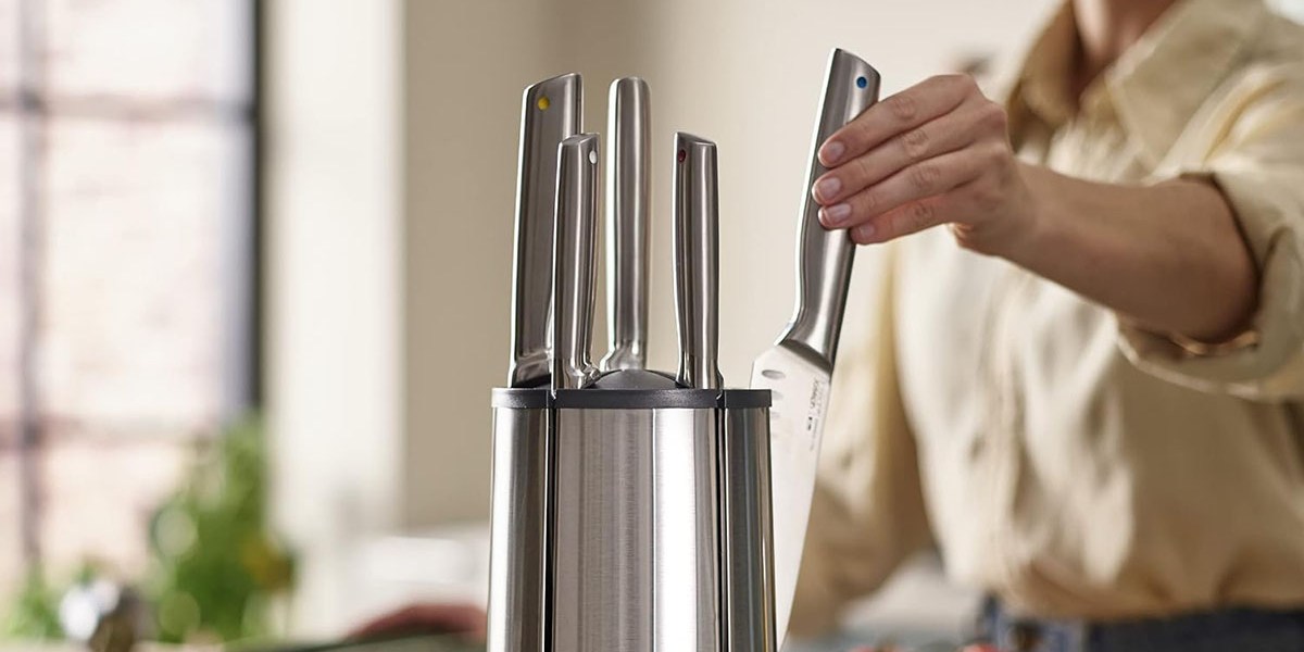 Joseph Joseph's Elevate 5-piece steel knife carousel cuts costs to new  all-time low of $136