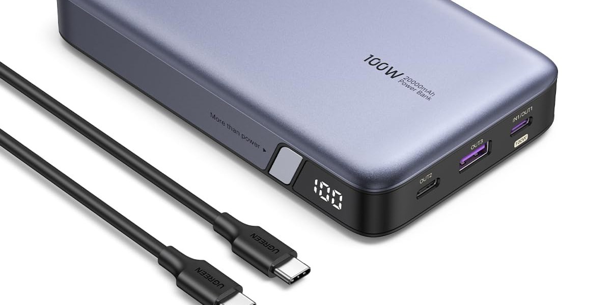 UGREEN releases new 100W USB-C Nexode 20,000mAh portable power