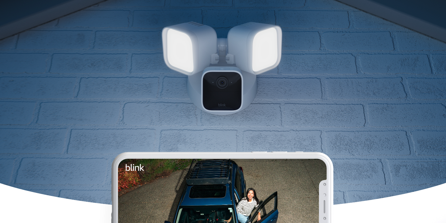 Blink Wired Floodlight Camera - Smart Security Camera, 2600 Lumens