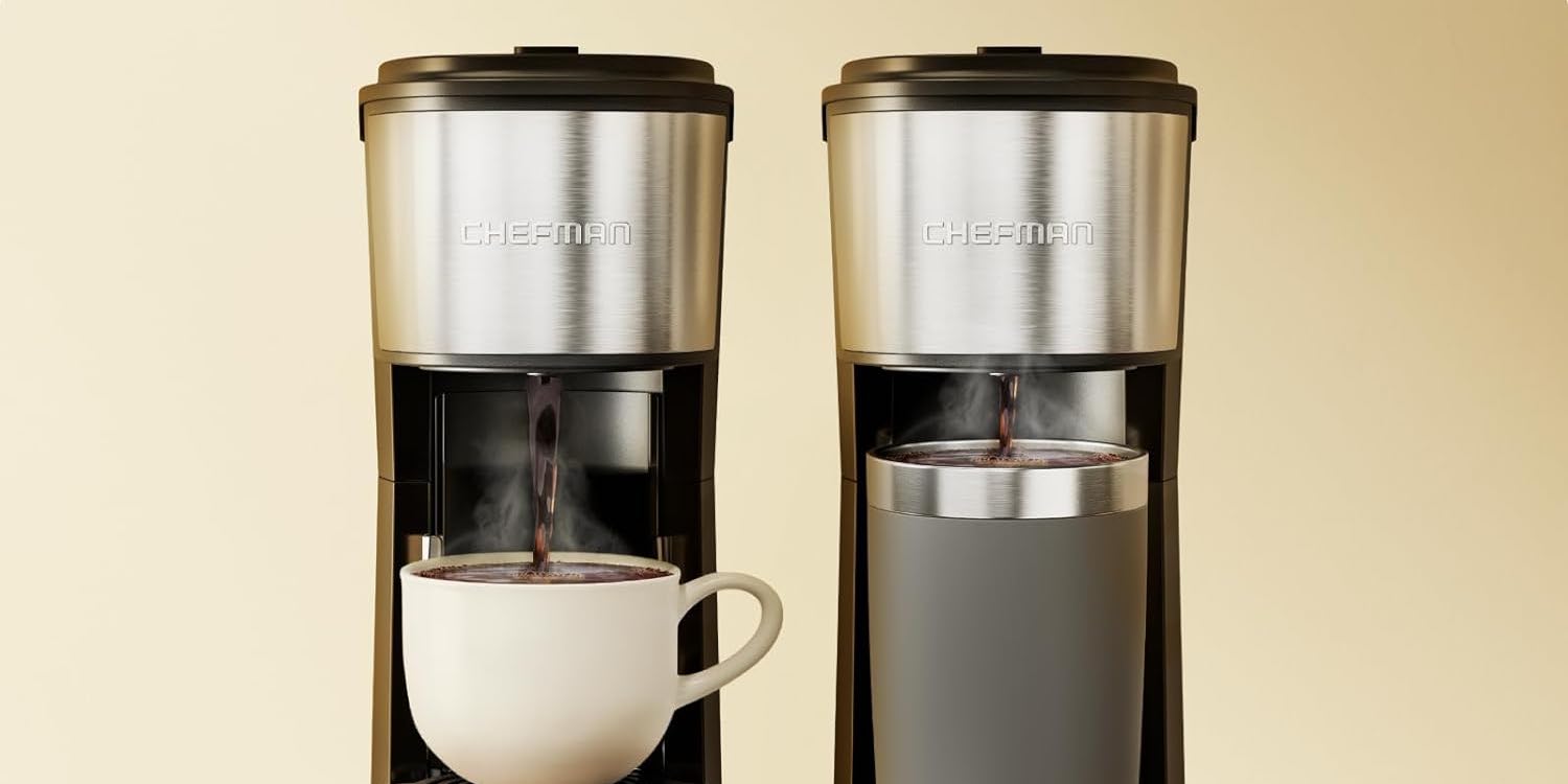 Chefman Single Serve Coffee Maker, K Cup Coffee Machine