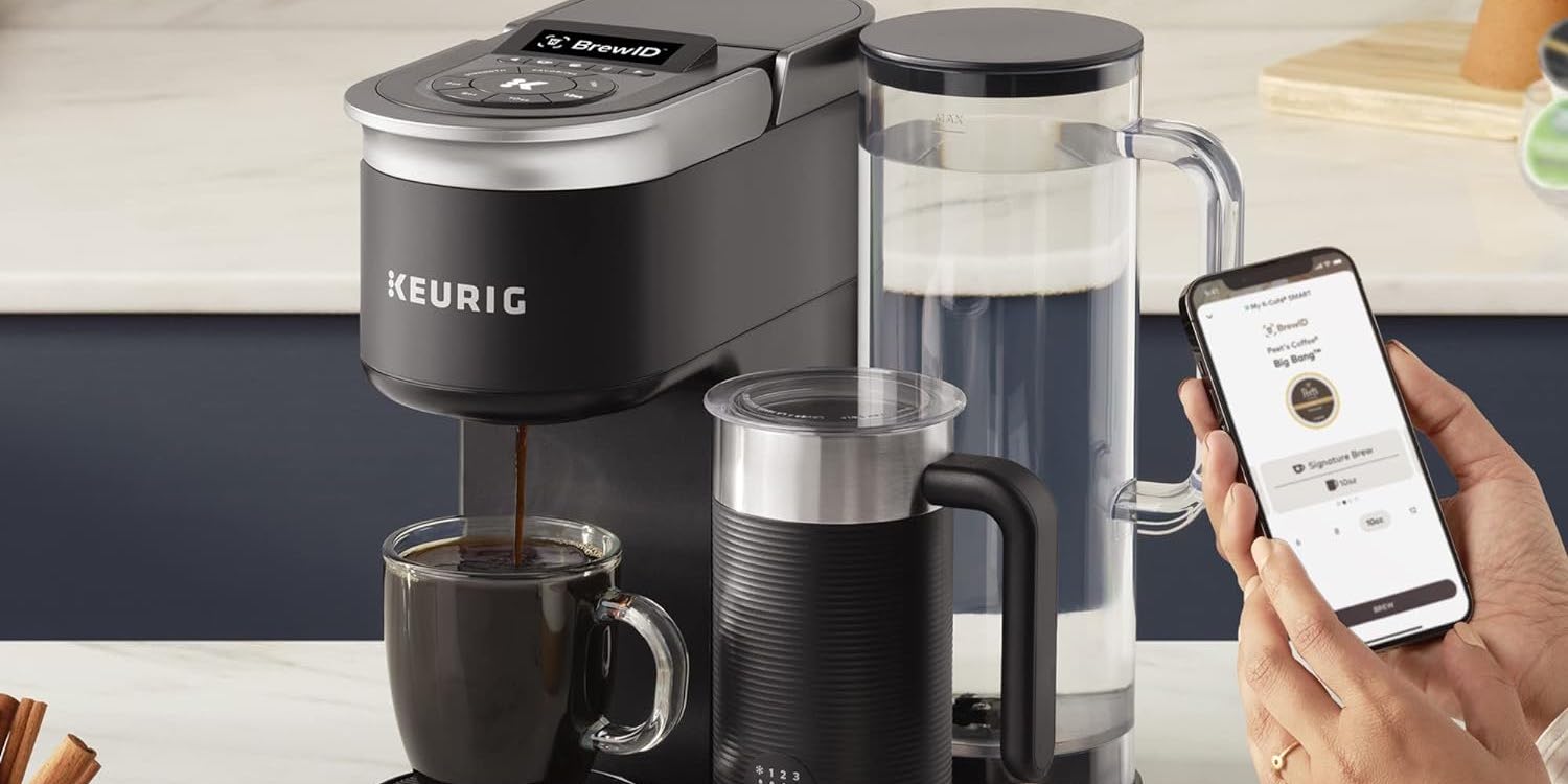 Keurig's SMART latte coffee maker has returned to its Black Friday price at  $150 ($100 off)