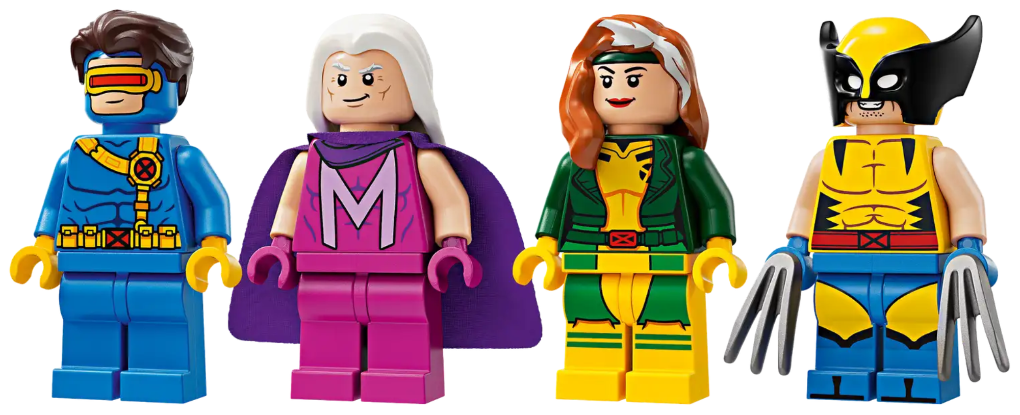 LEGO XMen XJet includes four minifigures