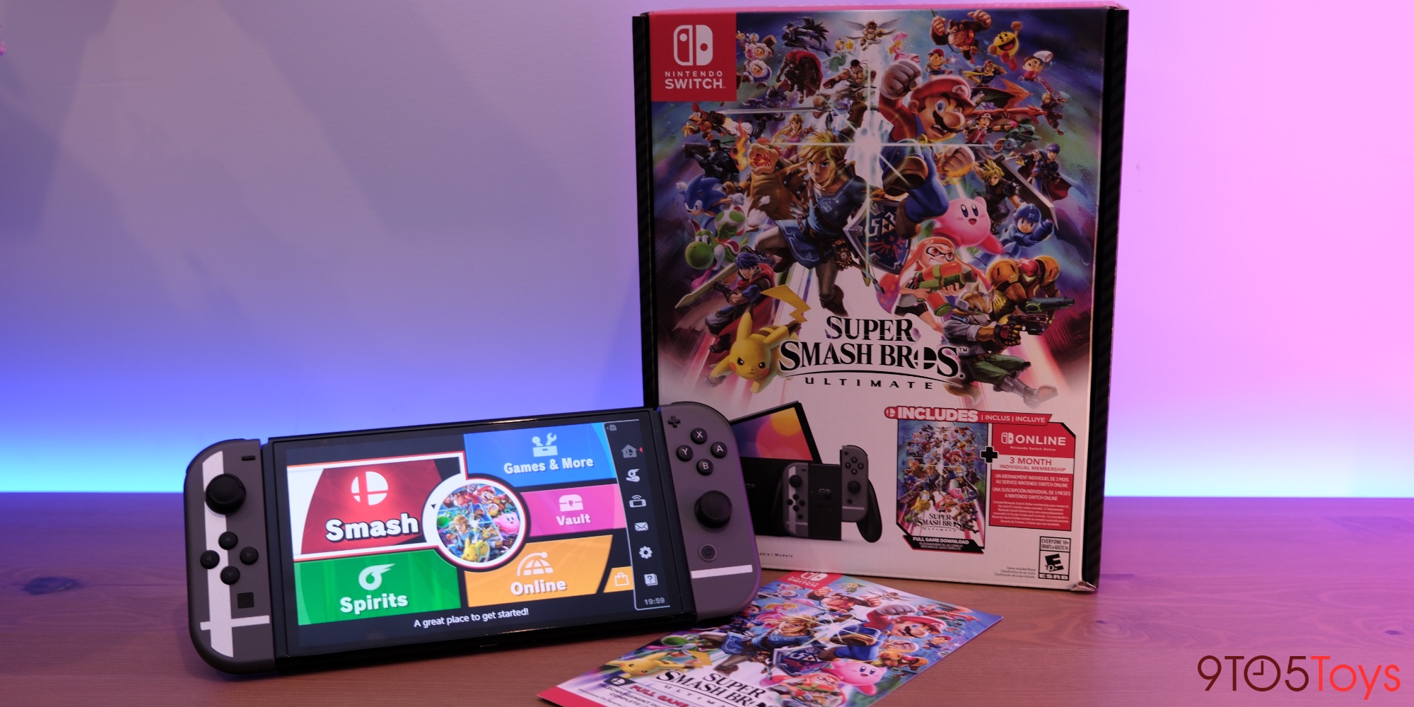 Nintendo Switch OLED bundle Smash Bros review