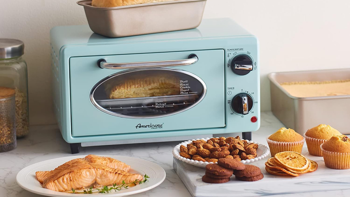 Elite Gourmet's Americana retro toaster ovens brighten up your kitchen