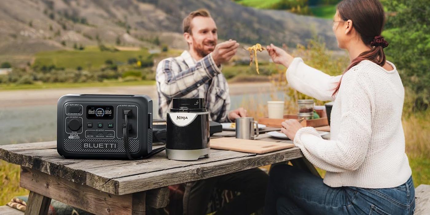 BLUETTI AC2A Portable Power Station - 300W, 204Wh LiFePO4 Solar Generator (Refurbished)