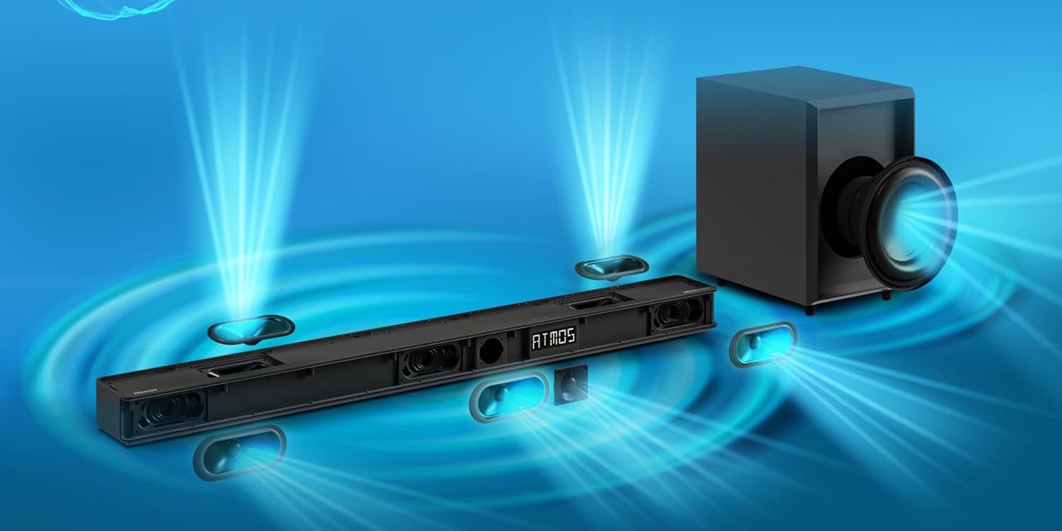 Hisense 440W Dolby Atmos Sound Bar System