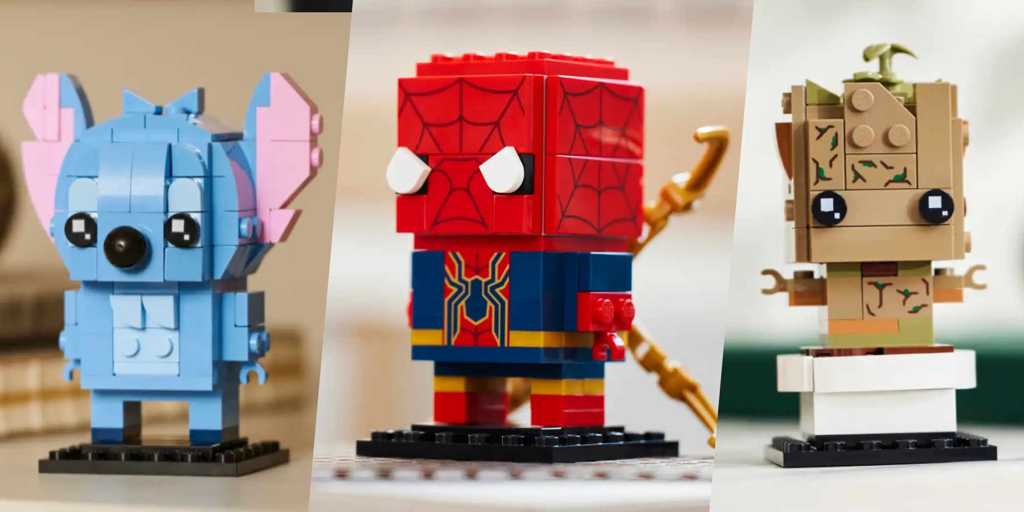 LEGO BrickHeadz Februar 2024: Iron Spider, Groot, Stitch & mehr