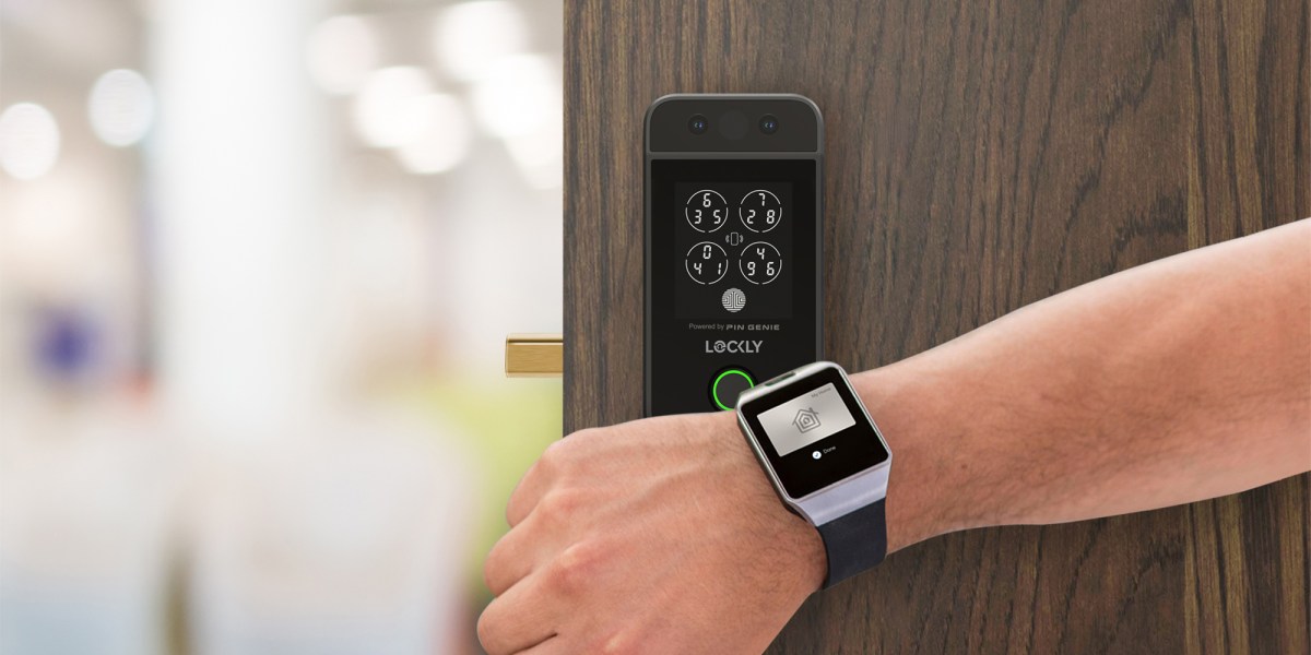 Lockly Visage Apple HomeKey smart lock with Matter