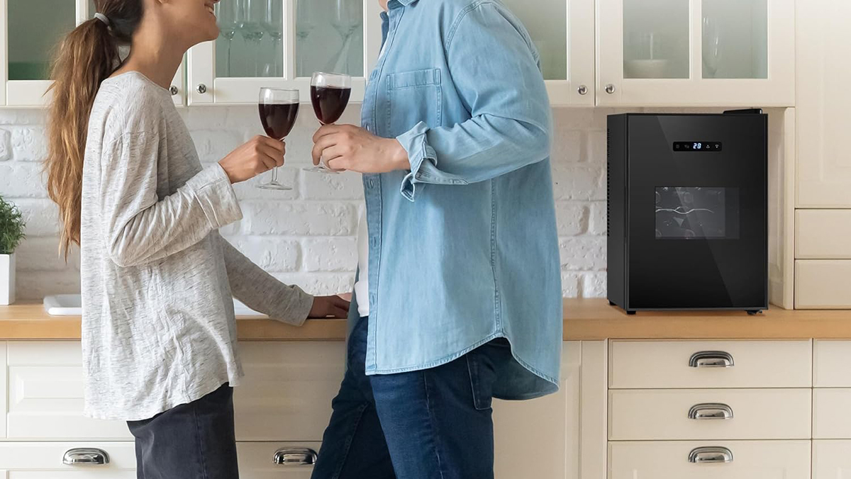 nutrichef wine cooler 12 bottle