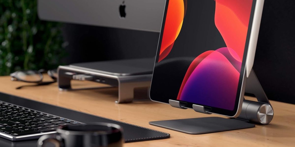 a desktop computer sitting on top of a desk