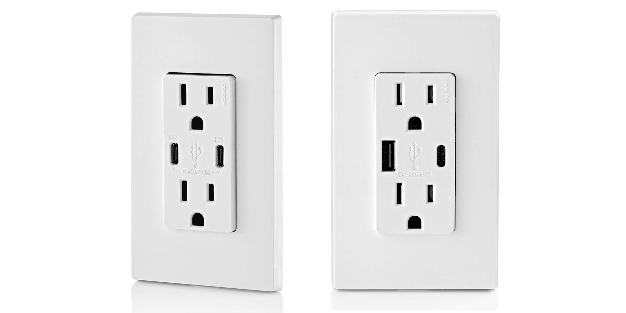 Ditch the separate charger and use Leviton's USBC inwall outlets from