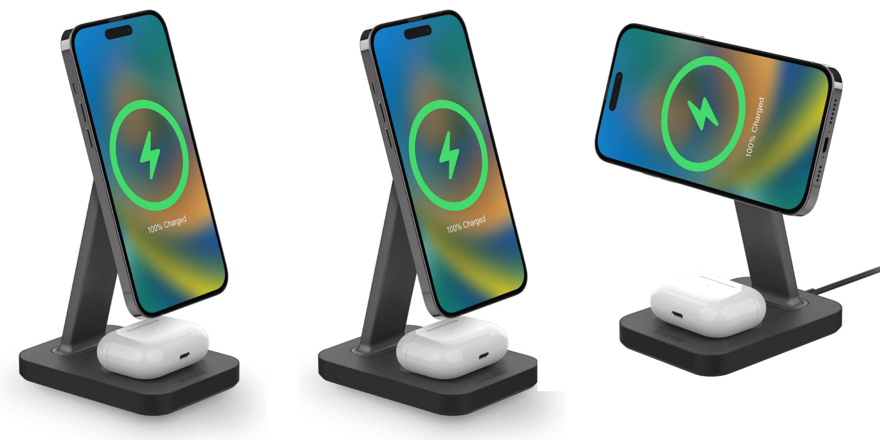 Magcharge Stand mophie Snap+ 2-in-1 MagSafe Charge Stand & Pad lands at new $50 Amazon ...