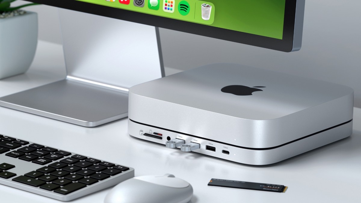 Satechi's Mac mini USB-C dock packs built-in M.2 SSD support at 20% off,  now $80