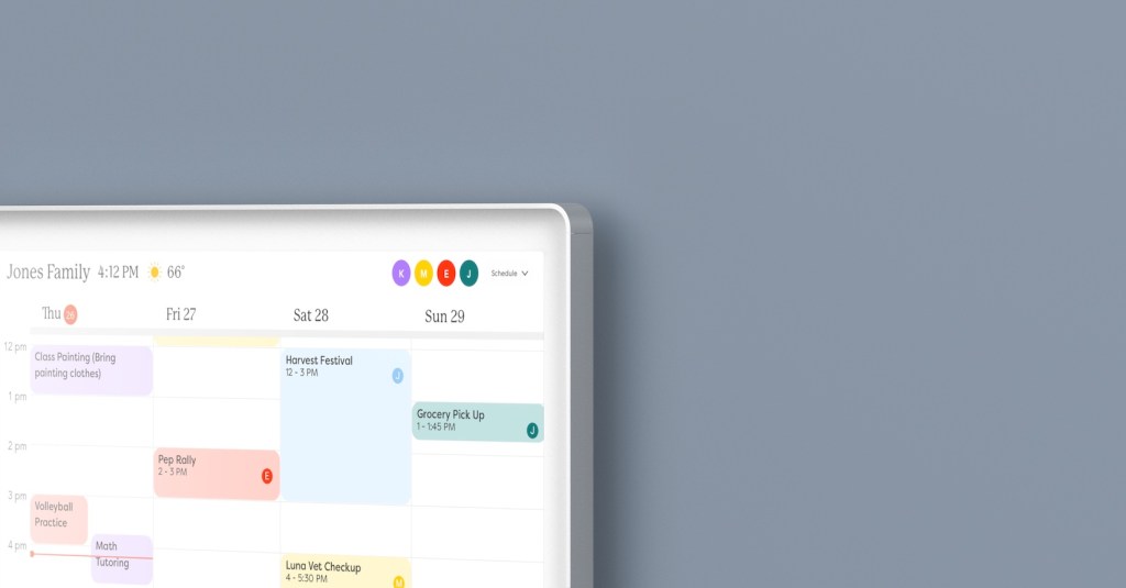 Skylight intros new touchscreen smart calendar today