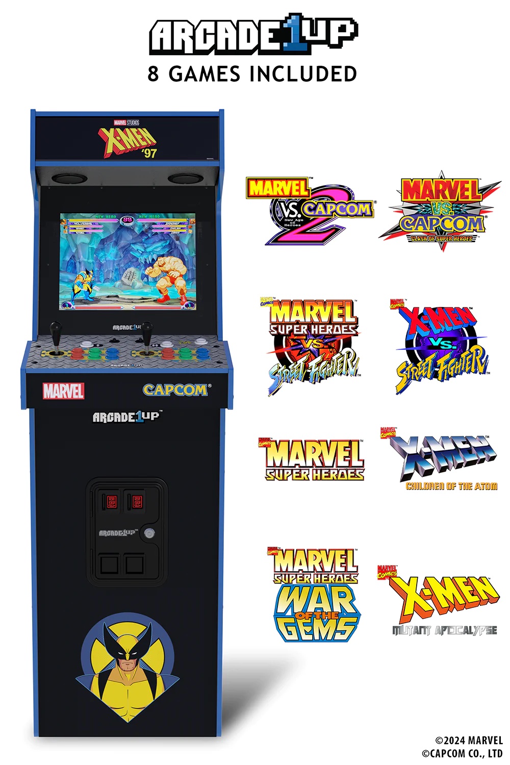 Arcade1Up celebrates upcoming X-Men '97 series with new custom Marvel Vs  Capcom 2 cabinet